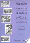 libro Manual De Capacitación En Género De Oxfam